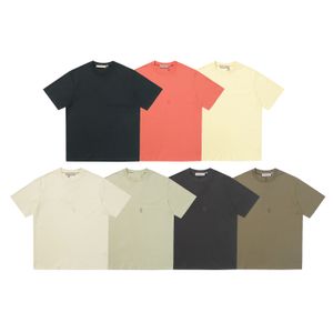 Camisetas de diseñador para hombre 23SS Camisetas multicolores de manga corta Camisetas para hombre Camisetas bordadas Camiseta clásica de verano