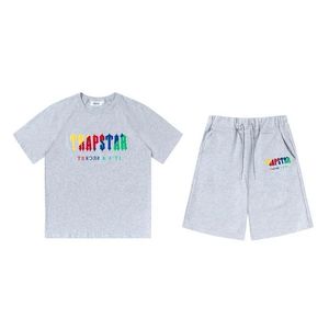 Designer T-shirts pour hommes Marque TRAPSTAR Vêtements pour hommes T-shirt Ensembles de survêtement Harajuku Tops Tee Funny Hip Hop Color T Shirt Beach Shorts