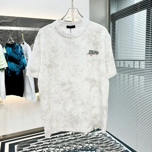 Designer Men's T-shirts classiques de la marque COLA CLASSIQUE Classic Basic Bridered Badge Loose Cotton Round Neck Island T-shirt 00301512