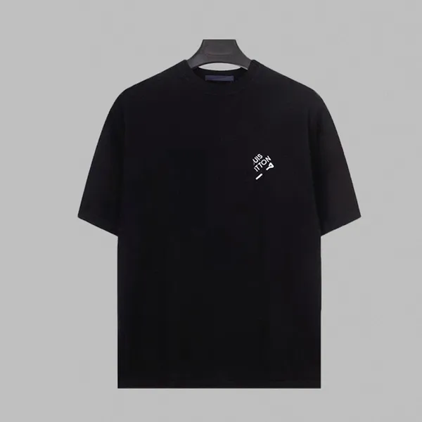 Designer Men's T-shirts classiques de la marque COLA CLASSIQUE Classic Basic Bridered Badge en vrac Cotton Round Neck Island T-shirt 00301415