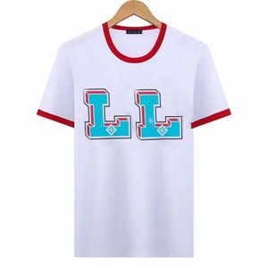 Designer Heren T-shirts Klassieke Cola Klassieke 24ss Zomer Ronde Hals Badge Losse Katoenen T-shirt Heren T-shirts Designer tee