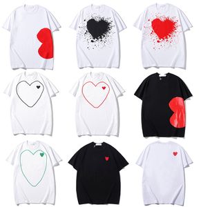 Play Mens T-shirts diseñador de moda camisa casual algodón bordado amor ojos camiseta suelta camiseta casual pareja estilo impreso manga corta camisetas inferiores