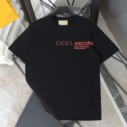 T-shirts pour hommes de créateurs T-shirt de luxe Coton Coton Imprimé à manches courtes Mentes Streetwear Design Fashion Casual Fashion Short à manches