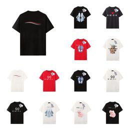 T-shirts pour hommes de créateurs T-shirts à manches courtes en pur coton Mode Casual Hommes et Femmes T-shirt Couple Lettres unisexes T-shirts d'été imprimés Tops T-shirts pour femmes Taille EU