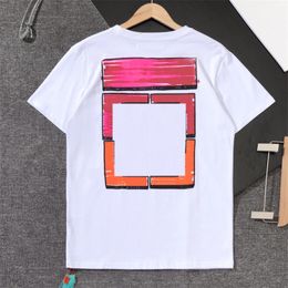 Designer Heren T-shirts Korte mouw USA maat S-XL mode nieuwe casual comfortabele katoenen ademende streetwear 004