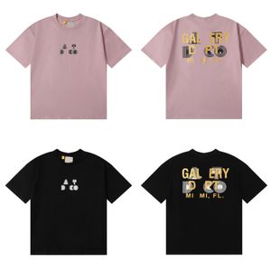 Tee-shirts pour hommes de la créateurs alphabet de couleur de couleur noir et de couleur de luxe de luxe