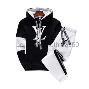 Designer heren tracksuits heren tracksuit casual lange mouw oversized hoodie letter print trui tops en zweet streetwear