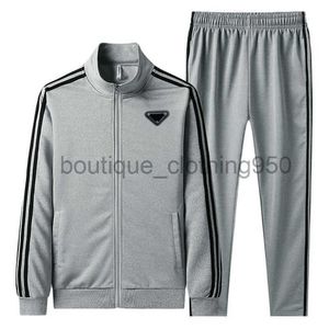 Designer Men's Tracksuits de nouveaux ensembles pour hommes Sweatshirt Sweat Casual Sports Two-Piece Set With Three Stripes Man Sweat Hoodie Cardigan Casual Set Public Edition Set