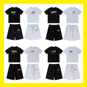 Designer heren Trapstar T-shirt Polo's Paar Brief T-shirt Dames trapstars Mode pullover Set EU maat S-XL