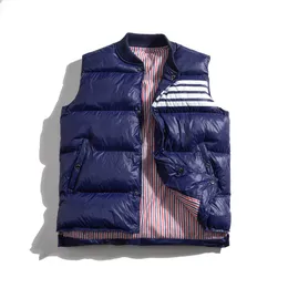 Designer hommes gilet vers le bas manteaux automne/hiver vers le bas rayure Alphabet coton épais chaud doudoune vêtements pour femmes L6