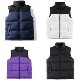 Designer Heren Vest Dames Winter Donsvesten Bodywarmer Vesten Jas puffer Outdoor Warm mouwloos Veer S-2XL K1dG#