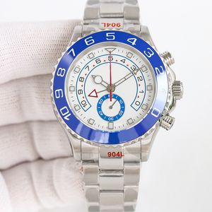 Designer herenhorloge 40MM Yachtmaster horloge Luxe horloge 904L roestvrijstalen band Automatisch horloge Saffierspiegel waterdicht zwemhorloge Montre Dhgates horloge