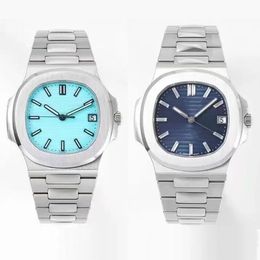 Designer heren 5711 horloge Automatisch mechanisch uurwerk Sporthorloge 40 mm Volledig roestvrijstalen band Klassiek Prachtige Glow-horloges Montre