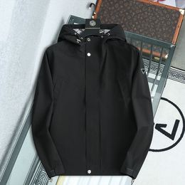 Designer heren winddichte jas hoodie lichtgewicht buitenjack heren sport dunne hoogwaardige lange mouwen ritsjack jas jas