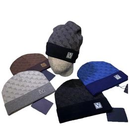 Chapeau tricoté sans bords pour hommes et femmes, de styliste, en laine Pure, chaud, automne et hiver