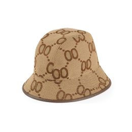 Designer Men's Women's Bucket Hat Fitted Hat Toile réversible Chapeau designer de créateur masculin Summer Fisherman plage comme G Hats