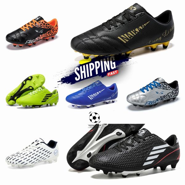 Zapatos de fútbol de diseñador para hombres y mujeres, botas de fútbol, zapatos de entrenamiento de rejilla, adhesivos blancos, clavos de fútbol deportivos, zapatos antideslizantes Phantom