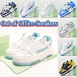 Designer Hommes Chaussures Out of Office Sneaker Luxe Casual Chaussures OOO 30MM Low Tops Blanc Vintage Mode Hommes Femmes Mocassins Baskets En Cuir Plateforme Baskets