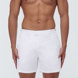 Designer Men Shorts Summer Italiaans Design Casual Short Pants Loro Piana White Schooner Shorts Beach Wear