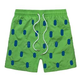 Short de bain d'été pour hommes, polo warhorse, brodé, respirant, court, séchage rapide, short en maille de surf