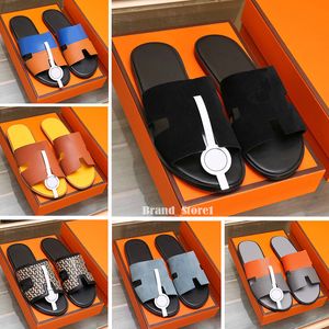 Designer mannen slippers lzmir lederen sandalen hoogwaardige flip flop erfgoed kalfsleer sandalen zomer luie grote strand casual dia's maat 38-45