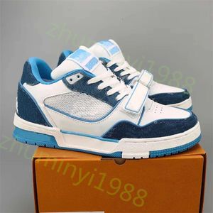 Designer Hommes Sneaker Virgil Entraîneur Chaussures Casual Bas En Cuir De Veau Abloh Blanc Vert Rouge Bleu Superpositions Plateforme En Plein Air Femmes Baskets Taille 36-45 Z39