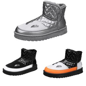 designer hommes bottes de neige bottes pour hommes plate-forme inférieure slugged chaussures chaudes hommes noir blanc vert orange bottes d'hiver chaussures de plein air