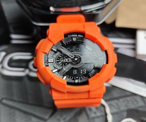 Designer Men Sports Watch 110 Series Shock Watches Multifunction World Time Water Proof Electronics Clock3320893