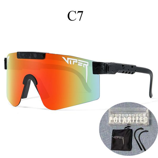 Lunettes de soleil de luxe pour hommes et femmes, pit vipers polarisées, nouvelle mode TR90 UV400, sport classique, lunettes de soleil de marque, lunettes de sport d'équitation, livraison gratuite