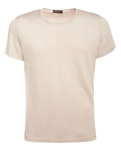 Designer Hommes T-shirt Loro Piana T-shirt en coton de soie doux pour hommes Tops à manches courtes T-shirt d'été