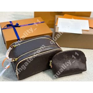 Designer hommes voyageant trousse de toilette femmes grande capacité luxe cosmétique lavage maquillage pochettes de toilette articles de toilette pochette de voyage sacs de maquillage 2 pièces ensemble pochette sac à main