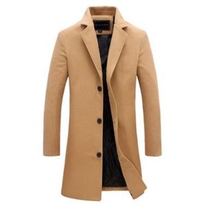 Designer Men Trench Coats Vestes Men Slim s'adapte aux manteaux pour hommes Homme Homme Long Winter Windproors Outwears Plus taille 5xl Black Tops 267M