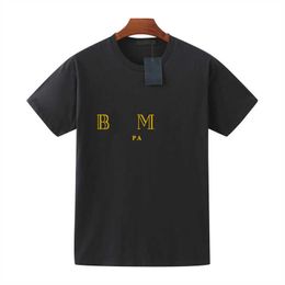 Designer Men Camiseta de camiseta de verano Campo de la tripulación Coder rápido Cotton Blend Lettre impresa camisetas casuales Camas cortos Cares de gran tamaño para hombre