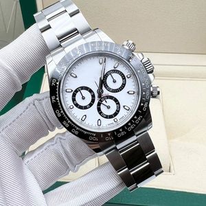 Designer herenhorloge automatisch mechanisch uurwerk polshorloge roestvrijstalen rubberen band horloges keramische ring 126508