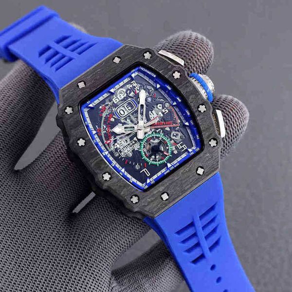 reloj de diseñador para hombre rm11 movimiento mecánico CIM2 reloj de pulsera er de alta calidad para hombre TLFR Trend Rm11-04 2824 Carb