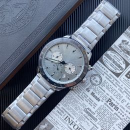 Montres hommes De créateur marque Quartz multifonction en acier inoxydable montre d'affaires pour hommes Reloj De Los Hombres