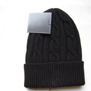 Designer Men Winter Polo Beanie Hoogwaardige Unisex vrouwen gebreide katoen warme hoed klassieke sport kleine paardenschedels dames c342u