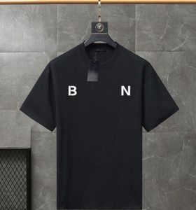 Designer Heren Dames Band T-shirt Mode zwart-wit luxe monogram T-shirt met korte mouwen plus maat Aziatische maat
