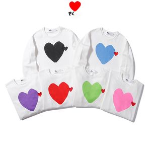Designer heren dames casual katoenen hartpatroon pullover sweatshirt neutrale wind paar hoodie dagelijks gebruik vrijetijdscomfort ventileren meerkleurig patroon beschikbaar