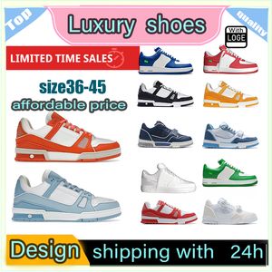 Designer Heren Dames Casual Schoenen Leer Lace Up luxe fluwelen suède Zwart Wit Roze Rood Blauw Geel Groen Heren Dames Trainers Sneakers Mode Platform Schoen