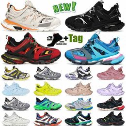 Designer Heren Dames Casual Schoenen Lopers Schoenen Runner Track 3 3.0 Triple Wit Zwart Sneakers Tess.s. r Leren luxe merk sneaker nylon