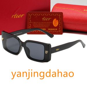 Diseñador Hombres Mujeres Lentes de vidrio Gafas de sol UV400 Gafas Gafas de marca clásica 3025 Gafas de sol masculinas Marco de metal con caja