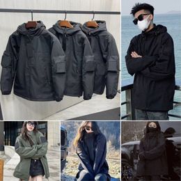 Designer Mannen Vrouwen Puffer Jas Winter Sport Windjack Casual Rits Jassen Bovenkleding Streetwear Stenen Eilanden 857k #