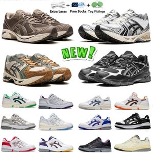 Designer Men Women Running Casual Shoes Gel NYC Graphite Oyster Gray Kayanos 14 Cream Solar Power Oatmeal Pure Silvere Mens Mens Fashion Trainers Sports Sneakers