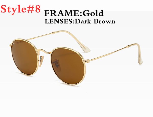 Designer Men Femmes Lunettes de soleil 3447 Lunettes Luxury Black Frame Métallique Polarisé UV400 LENSEUR DE SUMBRE SUMBERSES ÉDITION PRIUM AVEC LA BOX 6ANW