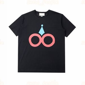 Diseñador Hombres Mujeres Camiseta para hombre Manga corta Sombrero de payaso Imprimir Camisetas Parejas Casual Camisetas de verano Tamaño asiático S-XL