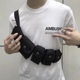 Designer Mens Ambush T-shirt à manches courtes lettres de poitrine réfléchissante hommes et femmes TEES TEES TEES CORTS C11 848
