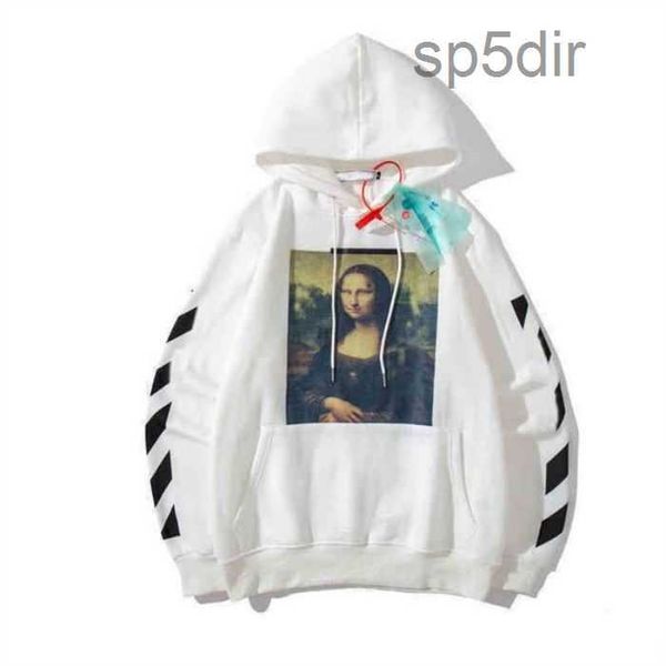 Diseñador para hombres y mujeres con capucha sudadera con capucha Hip Hop White White Holed High Street High Street Hoodies Offs de alta calidad Fashion White Long Fashion T Nebk