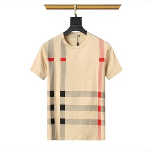 Diseñador Camiseta para hombres Summer Summer Paris European Polos de moda Camiseta Algodón de satén