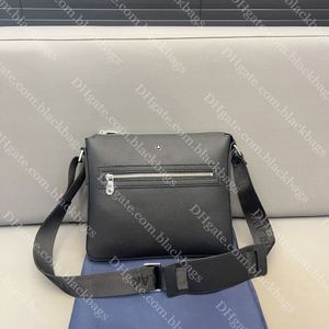 Designer herentas Hoge kwaliteit koeienhuid Crossbody tas Luxe aktetas Heren Echt lederen zakelijke tassen Klassieke Messenger Bag